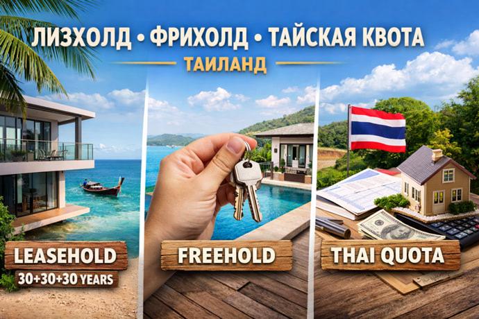 Что такое лизхолд, фрихолд и тайская квота в Таиланде и в чём между ними разница - 1