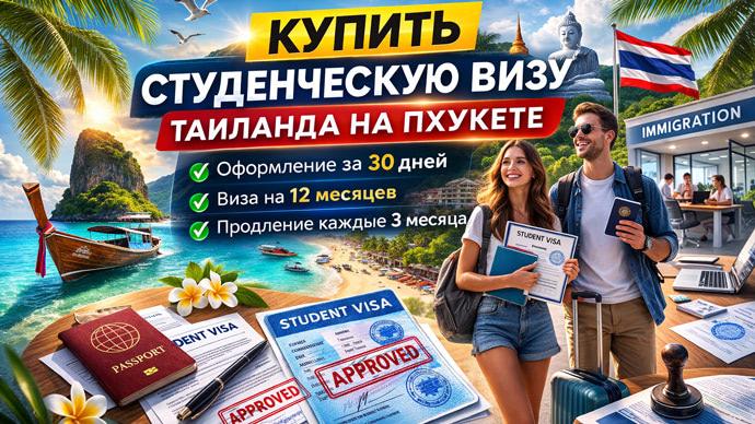 Купить студенческую визу Таиланда на Пхукете (ED Visa) - 1