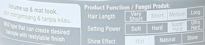 Воск для волос Gatsby Hair Styling Wax Matte &amp; Super Hard-2